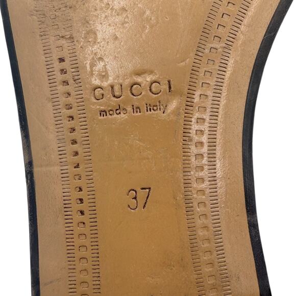 Gucci Jordaan Horsebit Buckle Loafer Cream Multicolor Floral Canvas EU 37 US 7 - Picture 15 of 16